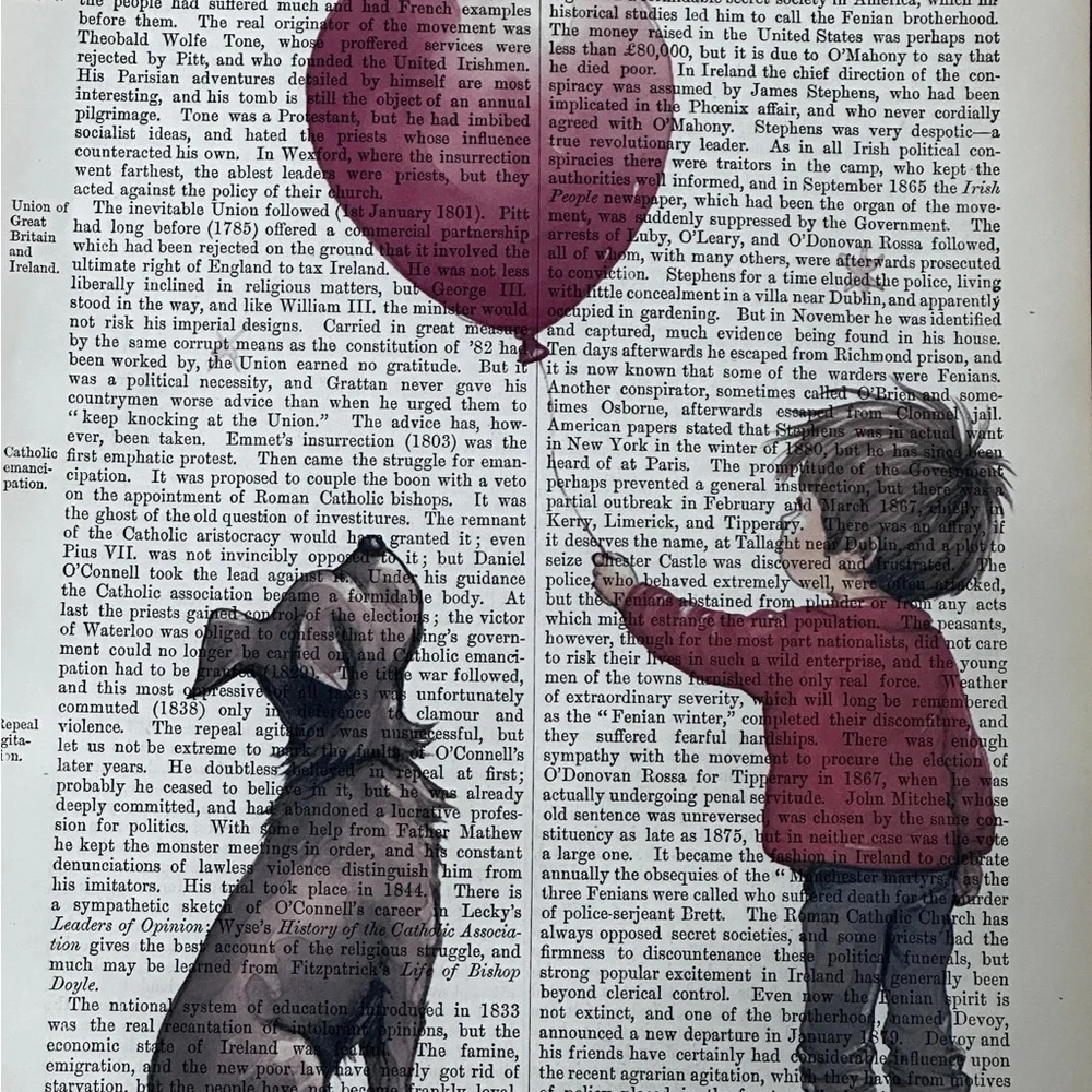 Charming Child and Dog with Balloon Wall Art